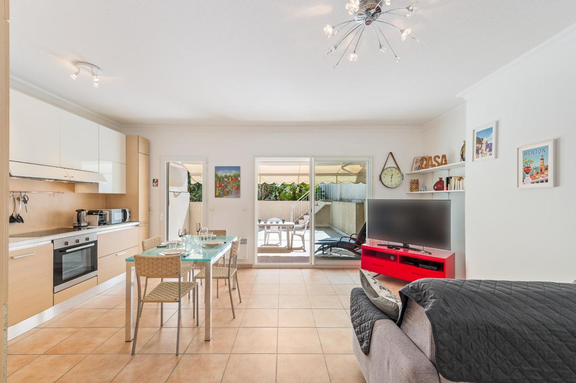 L'Imperial, Terrasse Apartment Ментона Екстериор снимка