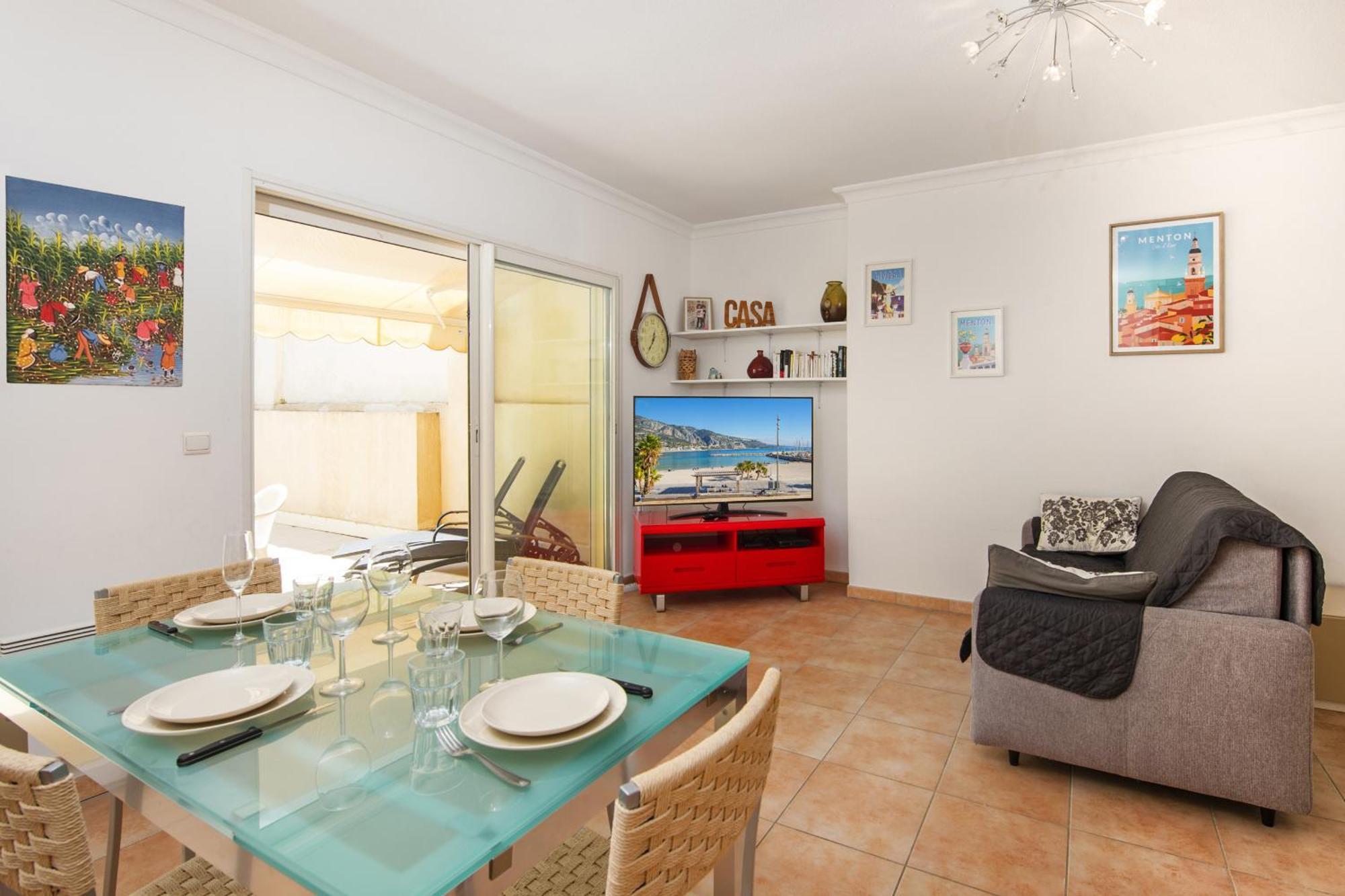 L'Imperial, Terrasse Apartment Ментона Екстериор снимка